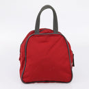Salvatore Ferragamo PRADA Hand Bag Nylon 3 Set Black Beige Red Auth bs37283-9