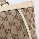 GUCCI GG Supreme Shoulder Bag 3 Set Beige Black Silver Auth bs37284-12