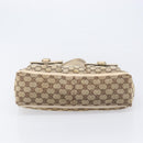 GUCCI GG Supreme Shoulder Bag 3 Set Beige Black Silver Auth bs37284-16