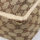 GUCCI GG Supreme Shoulder Bag 3 Set Beige Black Silver Auth bs37284-17