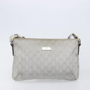 GUCCI GG Supreme Shoulder Bag 3 Set Beige Black Silver Auth bs37284-19