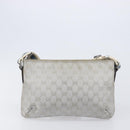 GUCCI GG Supreme Shoulder Bag 3 Set Beige Black Silver Auth bs37284-20