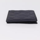 CHANEL Wallet Leather 3 Set Black Red Navy CC Auth bs37285-12