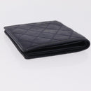 CHANEL Wallet Leather 3 Set Black Red Navy CC Auth bs37285-13
