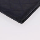 CHANEL Wallet Leather 3 Set Black Red Navy CC Auth bs37285-15