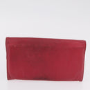 CHANEL Wallet Leather 3 Set Black Red Navy CC Auth bs37285-19