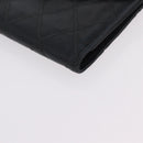 CHANEL Wallet Leather 3 Set Black Red Navy CC Auth bs37285-7