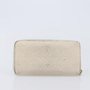 LOUIS VUITTON Damier Azur Monogram Empreinte Wallet 2 Set Ivory LV Auth bs37286-13