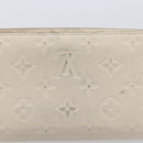 LOUIS VUITTON Damier Azur Monogram Empreinte Wallet 2 Set Ivory LV Auth bs37286-14
