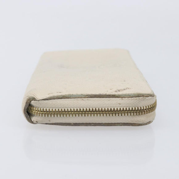 LOUIS VUITTON Damier Azur Monogram Empreinte Wallet 2 Set Ivory LV Auth bs37286