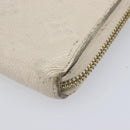 LOUIS VUITTON Damier Azur Monogram Empreinte Wallet 2 Set Ivory LV Auth bs37286-19