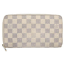 LOUIS VUITTON Damier Azur Monogram Empreinte Wallet 2 Set Ivory LV Auth bs37286-2