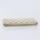LOUIS VUITTON Damier Azur Monogram Empreinte Wallet 2 Set Ivory LV Auth bs37286-5