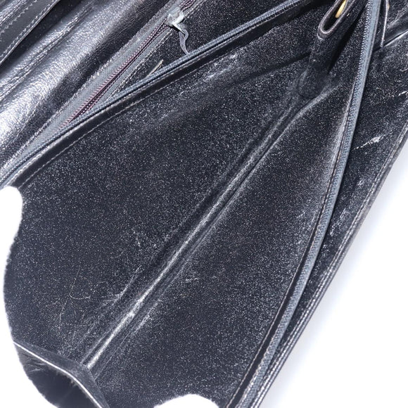 GIVENCHY Shoulder Bag Leather 2 Set Black Auth bs37287