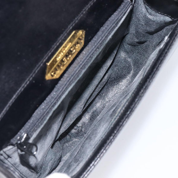 GIVENCHY Shoulder Bag Leather 2 Set Black Auth bs37287