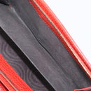 GUCCI Wallet Leather Red Gold 354498 Auth bs37289-26