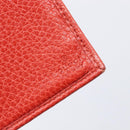 GUCCI Wallet Leather Red Gold 354498 Auth bs37289-28