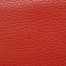 GUCCI Wallet Leather Red Gold 354498 Auth bs37289-5