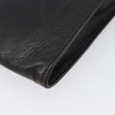 CHANEL Glasses Case Lamb Skin Dark Brown CC Auth bs37291-15