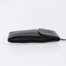 CHANEL Glasses Case Lamb Skin Dark Brown CC Auth bs37291-3