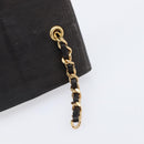CHANEL Glasses Case Lamb Skin Dark Brown CC Auth bs37291-6