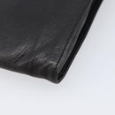 CHANEL Glasses Case Lamb Skin Dark Brown CC Auth bs37291-8