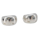 CHANEL Earring metal Silver CC Auth bs37292-1