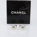 CHANEL Earring metal Silver CC Auth bs37292-10