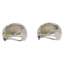 CHANEL Earring metal Silver CC Auth bs37292-3