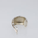 CHANEL Earring metal Silver CC Auth bs37292-5