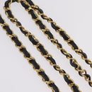CHANEL Necklace metal Gold Tone CC Auth bs37294A-5