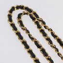 CHANEL Necklace metal Gold Tone CC Auth bs37294A-6