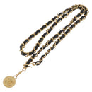 CHANEL Necklace metal Gold Tone CC Auth bs37294A-7