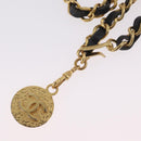 CHANEL Necklace metal Gold Tone CC Auth bs37294A-8