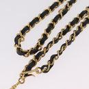CHANEL Necklace metal Gold Tone CC Auth bs37294A-9