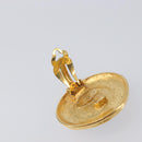 CHANEL Earring metal Gold Tone CC Auth bs37295-10