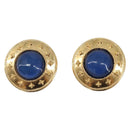 CHANEL Earring metal Gold Tone CC Auth bs37295-2