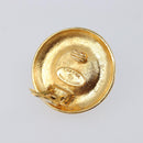 CHANEL Earring metal Gold Tone CC Auth bs37295-7