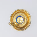 CHANEL Earring metal Gold Tone CC Auth bs37297-13