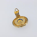 CHANEL Earring metal Gold Tone CC Auth bs37297-6