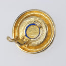 CHANEL Earring metal Gold Tone CC Auth bs37297-8