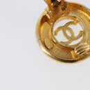 CHANEL Earring metal Gold Tone CC Auth bs37298-11