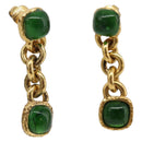 CHANEL Earring metal Gold Tone CC Auth bs37299-1