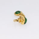 CHANEL Earring metal Gold Tone CC Auth bs37299-6