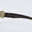 CHANEL Sunglasses plastic Dark Brown CC Auth bs37302-10