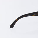 CHANEL Sunglasses plastic Dark Brown CC Auth bs37302-17