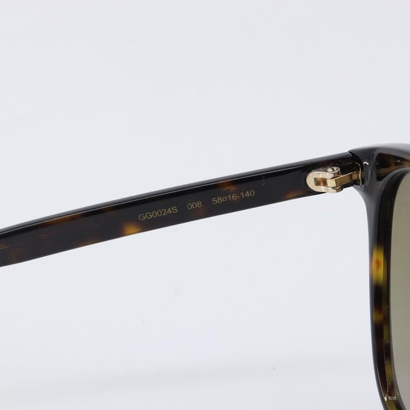 GUCCI Sunglasses plastic Dark Brown Auth bs37304