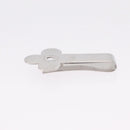 LOUIS VUITTON Money Clip metal 2 Set Silver LV Auth bs37306-11