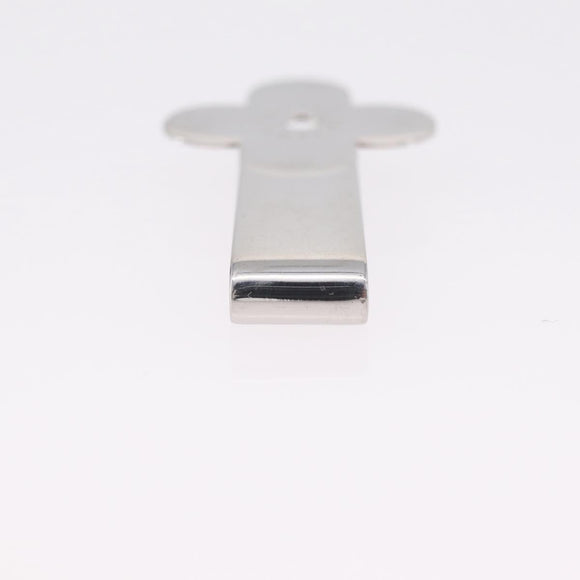 LOUIS VUITTON Money Clip metal 2 Set Silver LV Auth bs37306