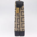 GIVENCHY Trunk Canvas Beige Gold Tone Auth bs37311-5